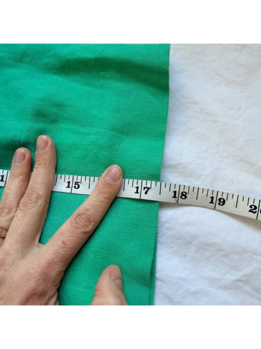 J. Crew Green Linen Cotton Blend Smocked Elastic Waist Skirt Womens Size 0 - Picture 10 of 10